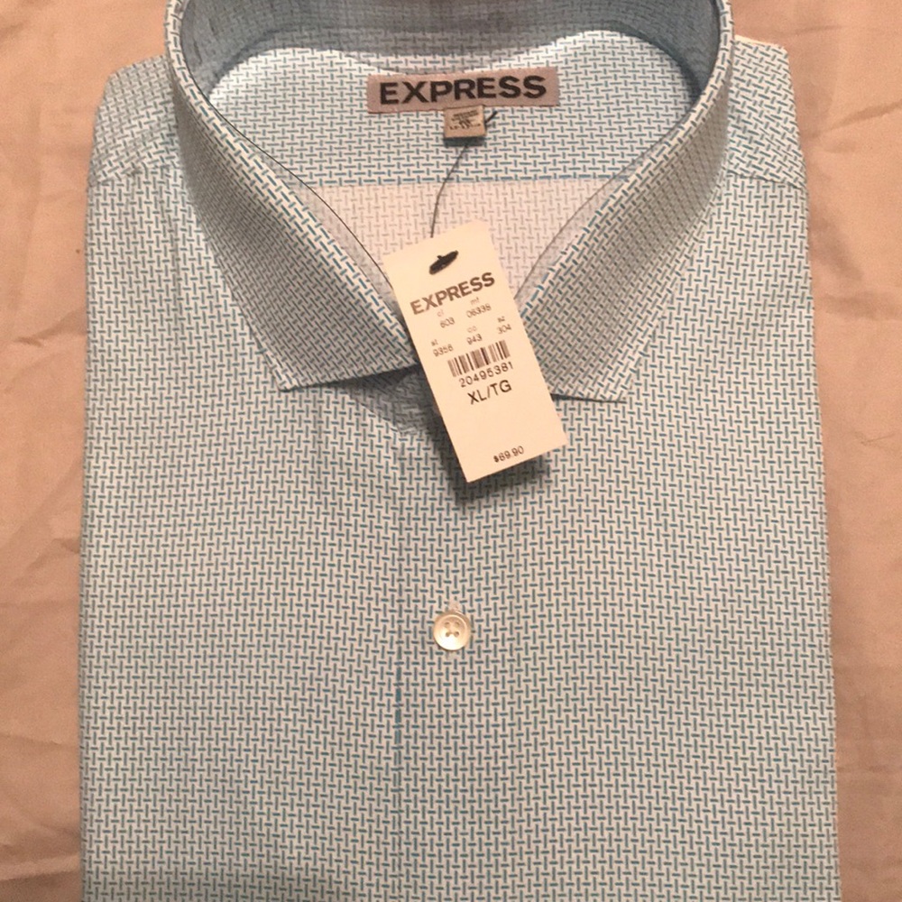 NWT Express men’s button down shirt